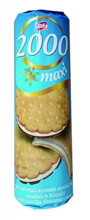 BIFFA SENDWICH KEKS VANILA 500G-slika