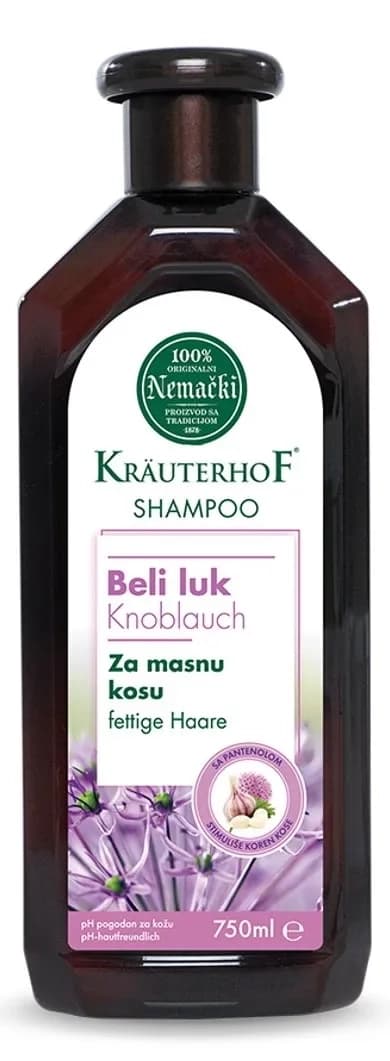Sampon Krauterhof beli luk 750ml-slika