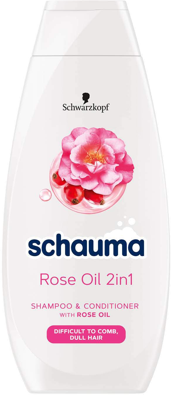 Sampon i reg.Schauma 2u1 Rose Oil 400ml-slika