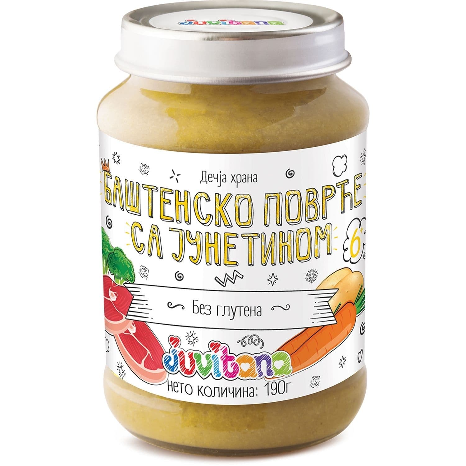 Kasica Juvitana bast.povrce,junet.190g-slika