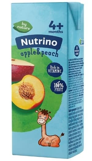 Sok za decu jabuka i breskva Nutrino200g-slika