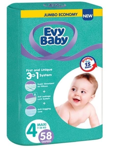 PELENE 3U1 JUMBO 4 58/1 EVY BAB-slika
