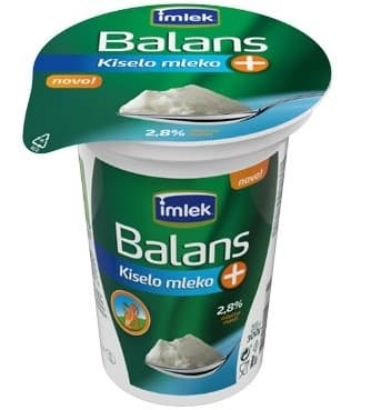 Kiselo mleko +2,8% mm Balans 300g-slika