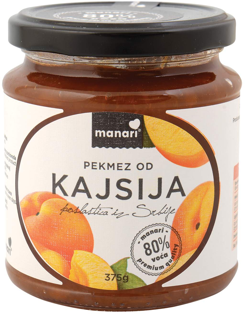 Pekmez kajsija Manari 375g-slika