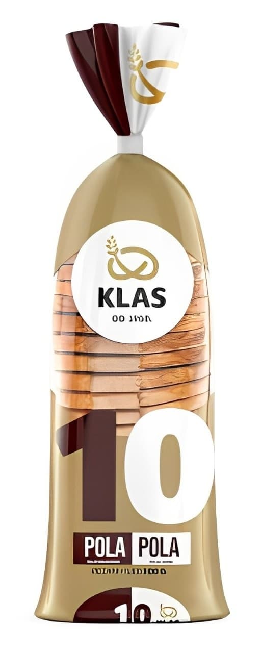 Pola pola rezani hleb Klas 500g-slika