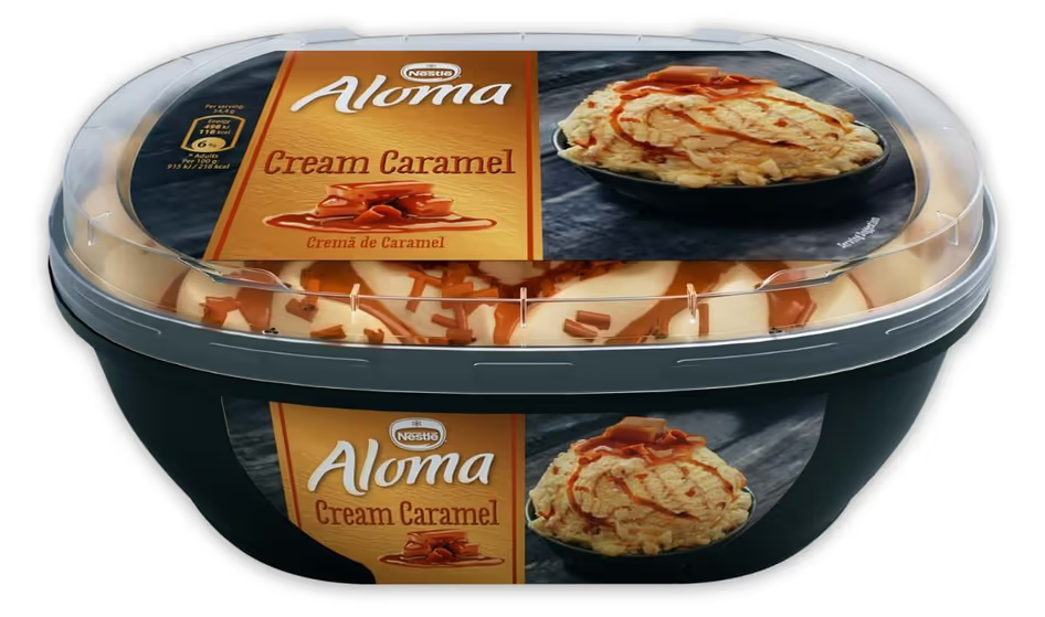 SLADOLED ALOMA CREAM CARAMEL 900ML-slika
