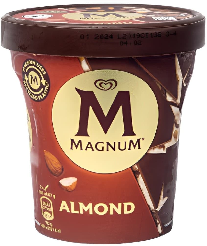 Sladoled pint badem Magnum 440ml-slika