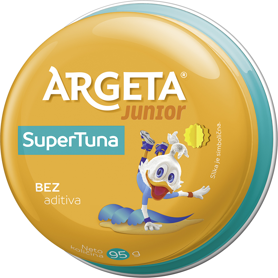 Pasteta super tuna junior Argeta 95g-slika