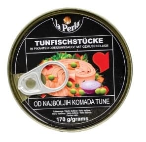 Tunj komadi s povrcem La Perla 170g-slika