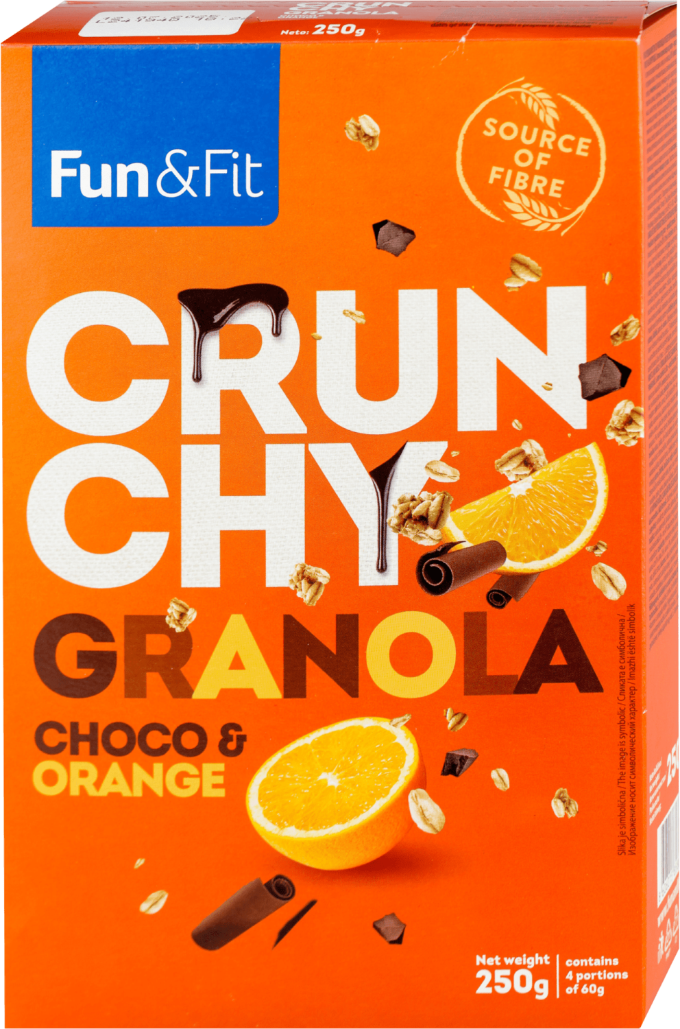 Granola crunchy choco narandza 250g-slika