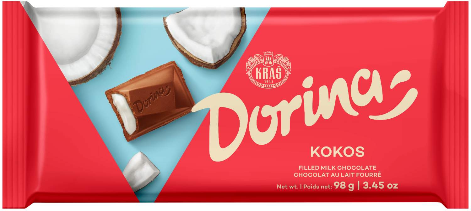 Cokolada kokos Dorina 98g-slika