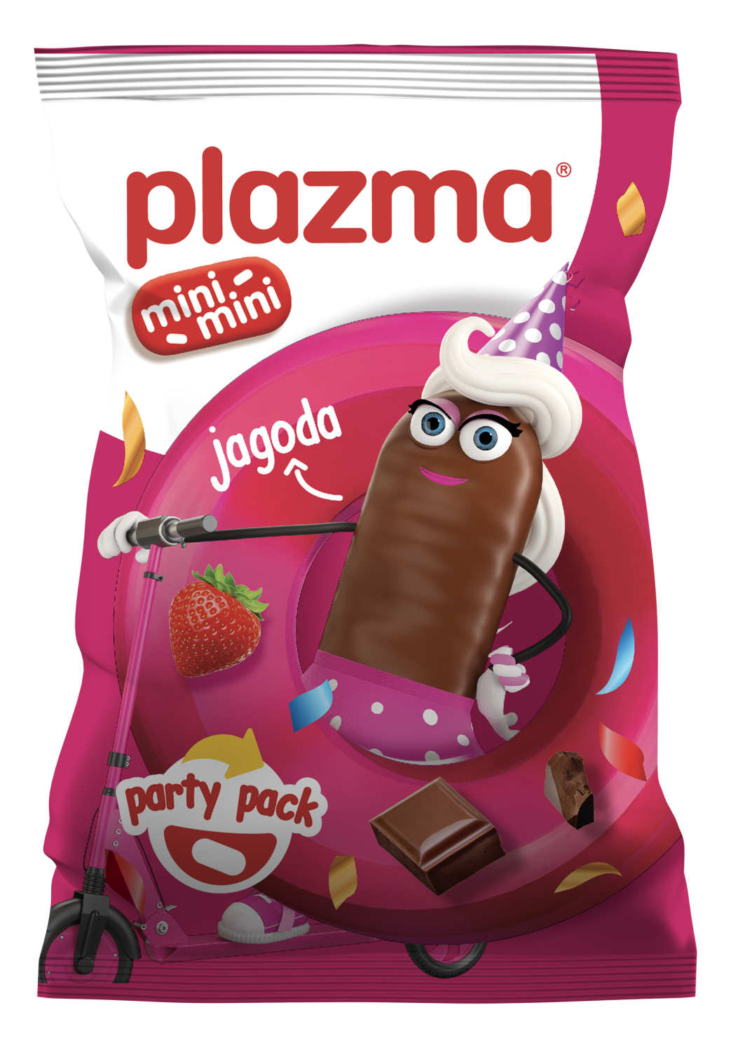 Plazma mini coko jagoda milkshake 170g-slika