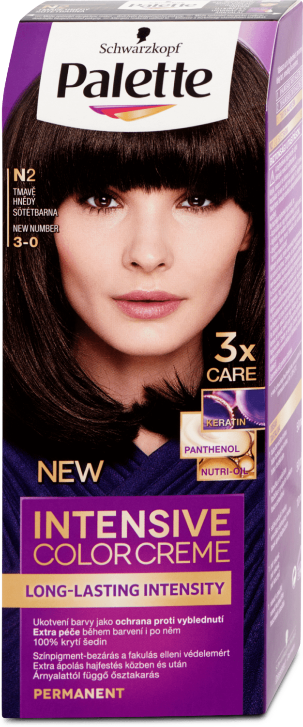 PALETTE BOJA ZA KOSU ICC N2-slika