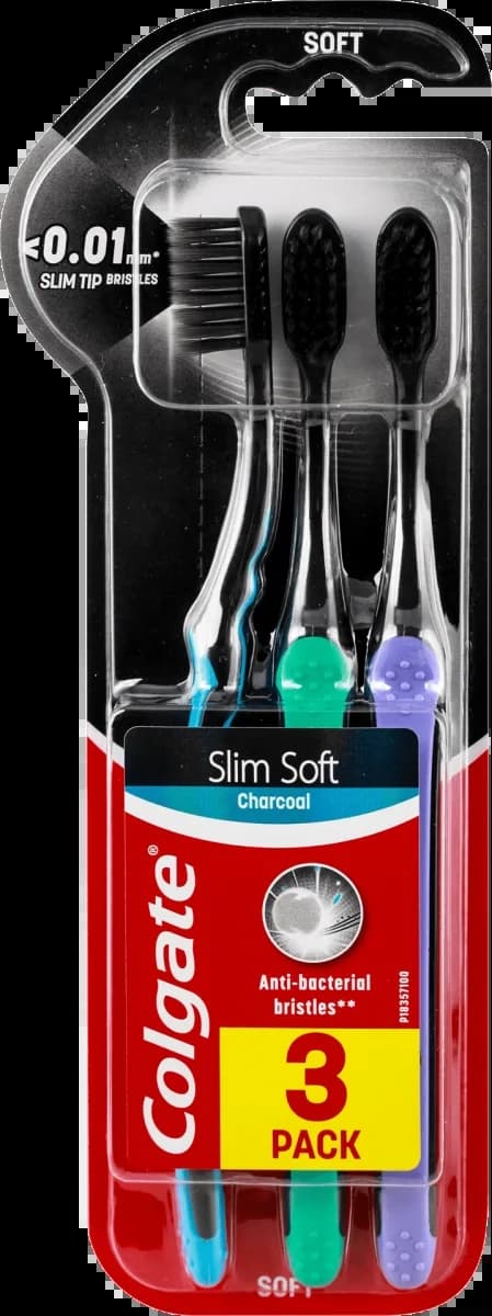 Cetkica Colgate Slim Soft Charcoal 3/1-slika