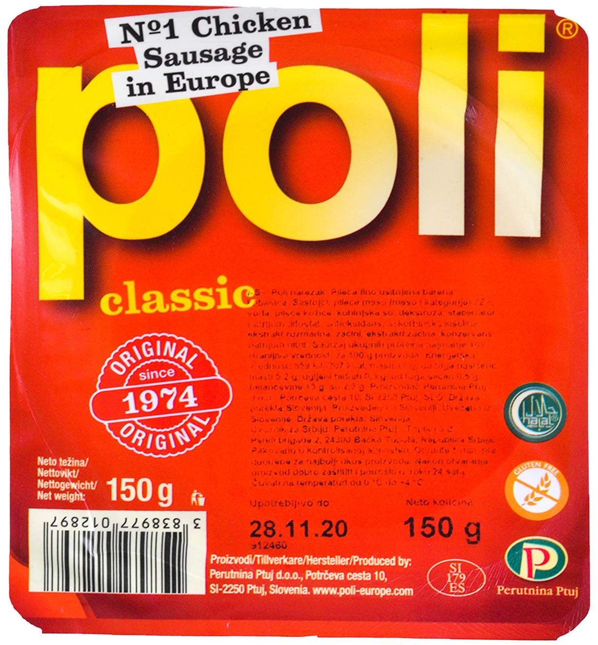 NAREZAK POLI 150 GR PERUTNINA PTUJ-slika