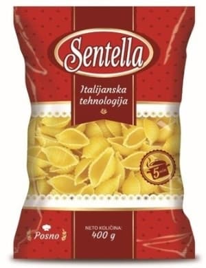 Testenina skoljka velika Sentella 350g-slika