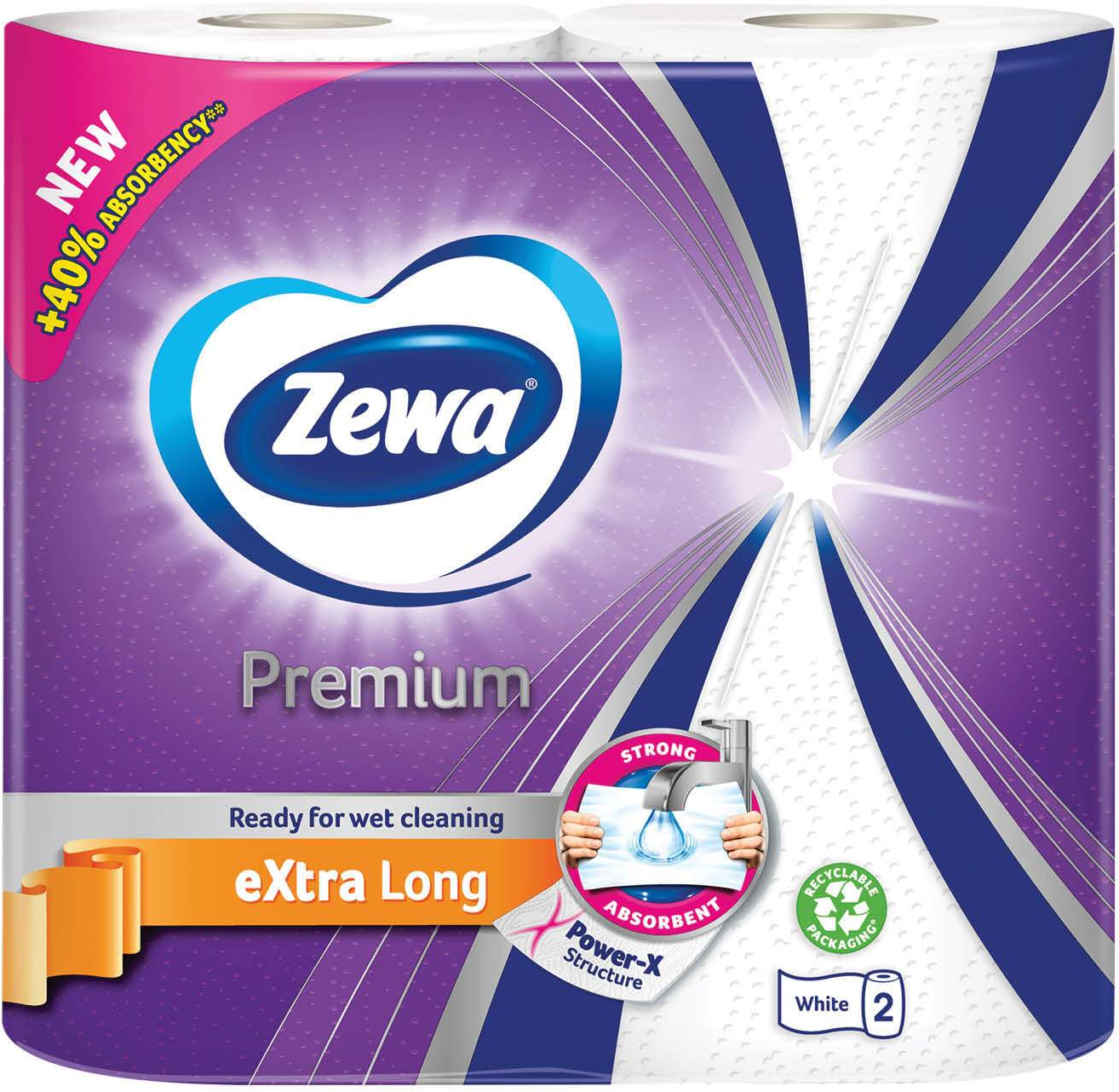 Ubrus extra long dvosl.-120sh Zewa 2/1-slika