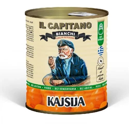 KAJSIJA POLOVINA KOMPOT 850ML IL CAPITANO-slika
