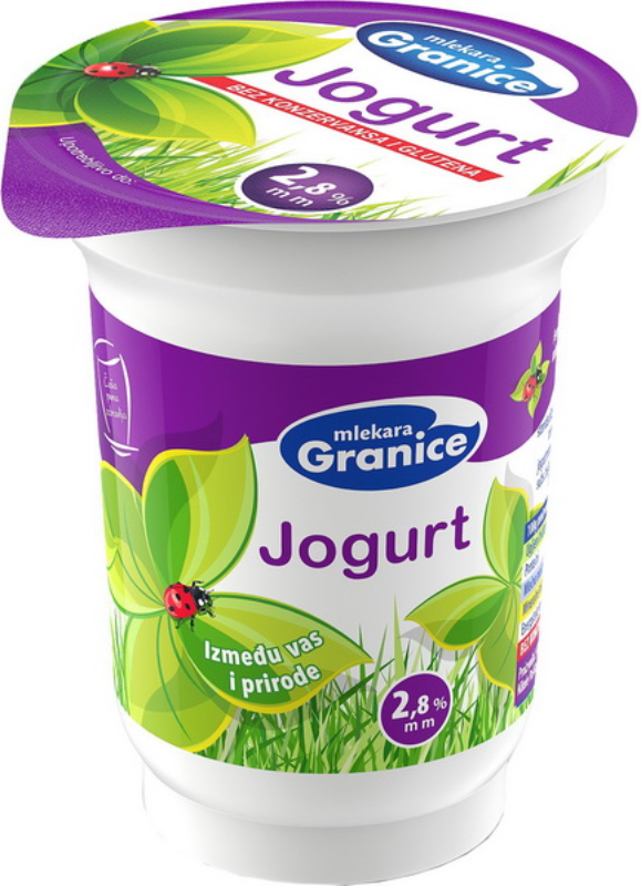 Jogurt 2.8%mm casa Granice 180g-slika