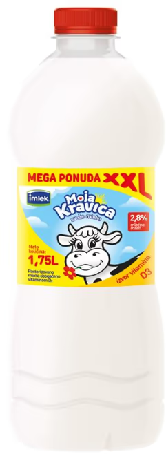 Sveze mleko Moja Kravica XXL 1,75l-slika