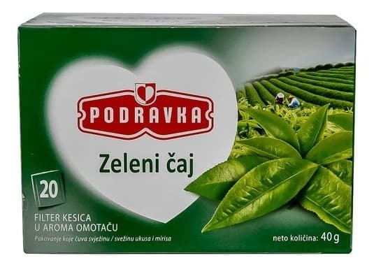Caj zeleni Podravka FV20 40g-slika