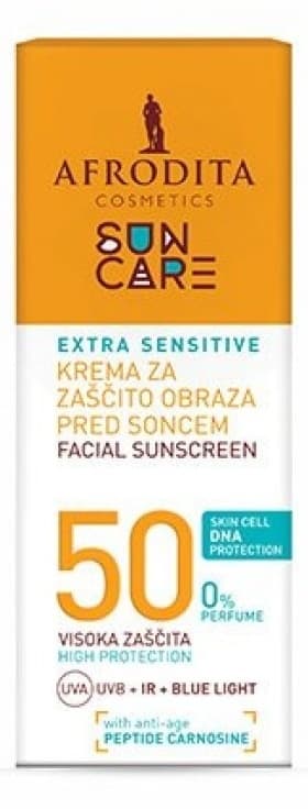 Krema za sunčanje AFRODITA Sensitiv SPF50+ 75ml-slika