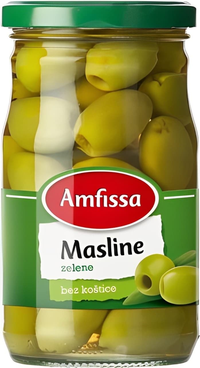 MASLINE ZELENE BK 300G AMFISSA-slika