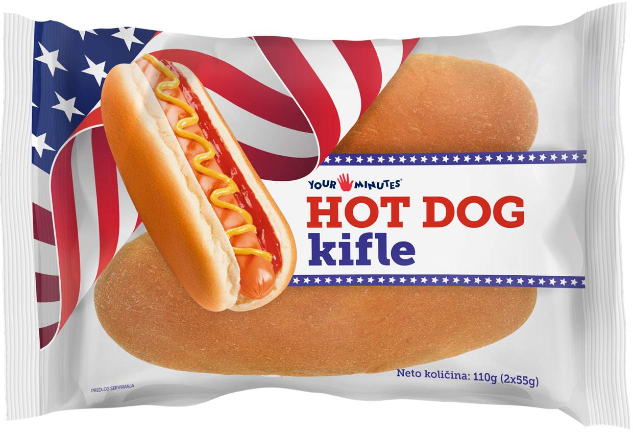 Hot dog kifle 2x55g-slika