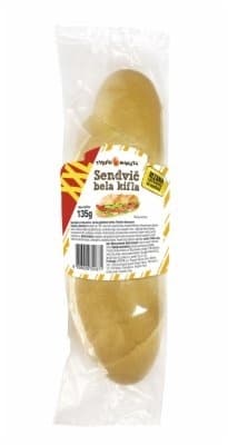 Bela sendvic kifla rezana T5M 135g-slika