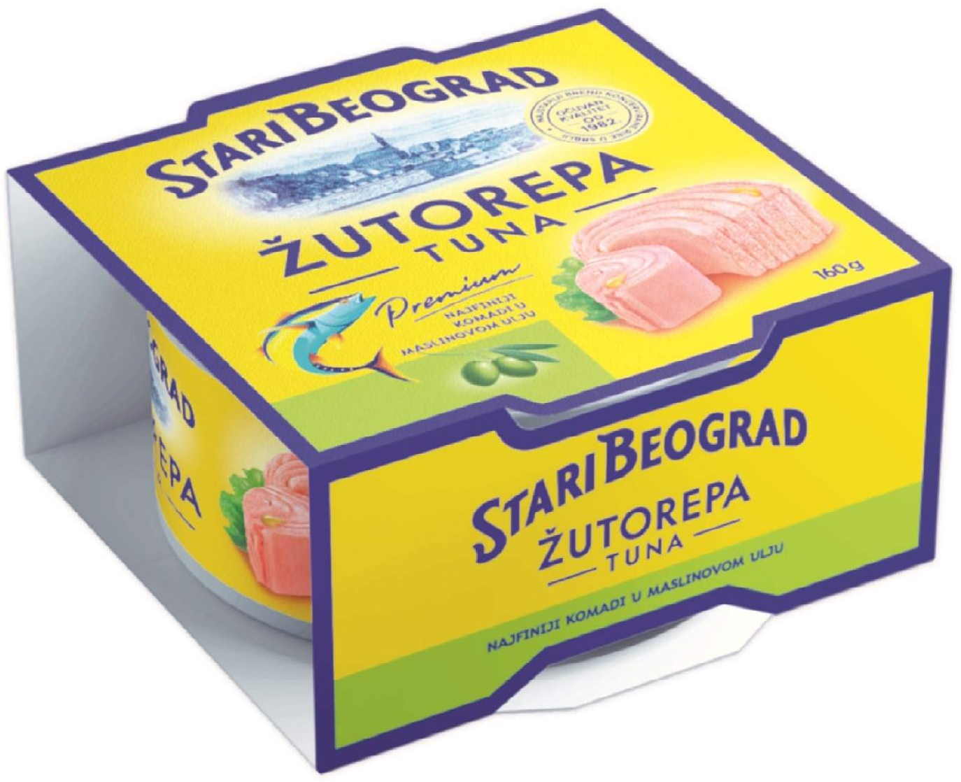 TUNA ŽUTOREPA MASL ULJE 160G ST BEO-slika