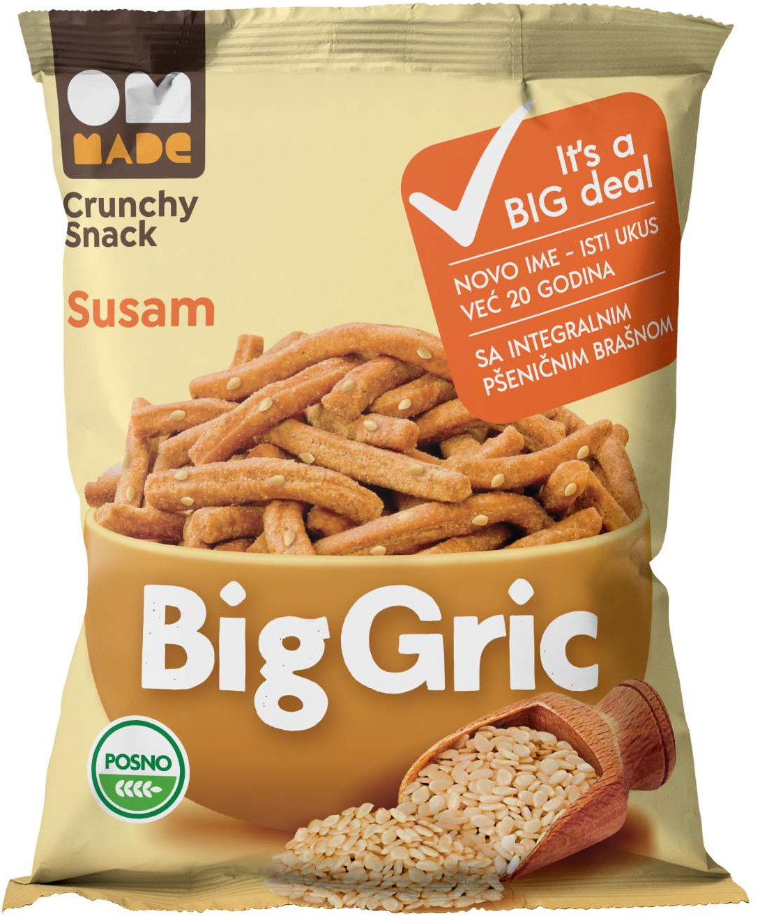 Integralni stap. Big Gric susam 70g-slika