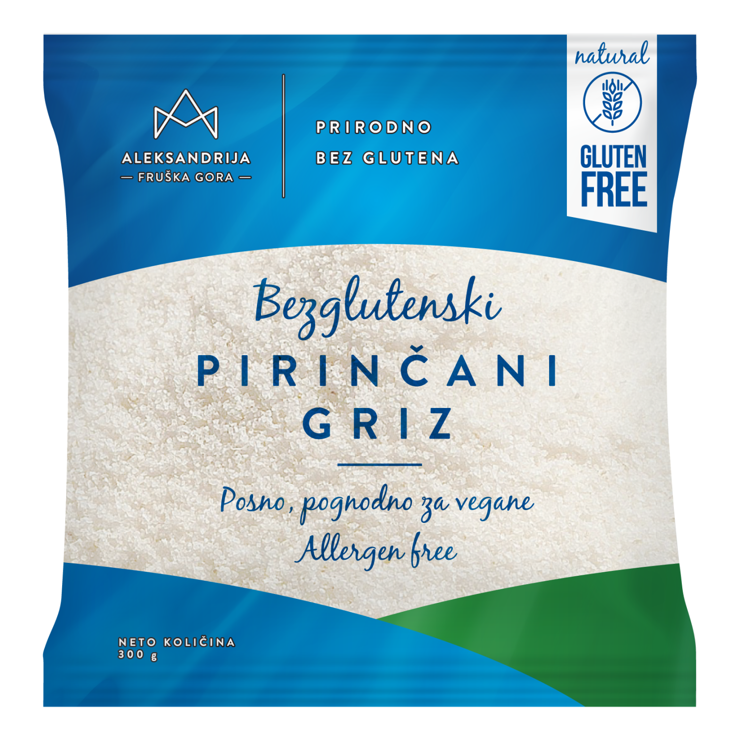 GRIZ PIRINČANI BEZGLUTEN 300G ALEKS-slika