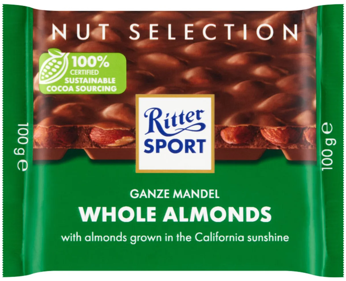 Cokolada sa bademom Ritter Sport 100g-slika