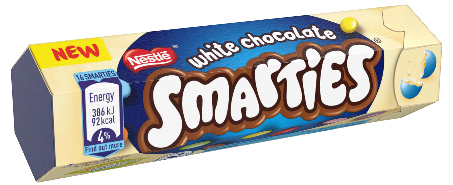 Draze Smarties white Nestle 34g-slika