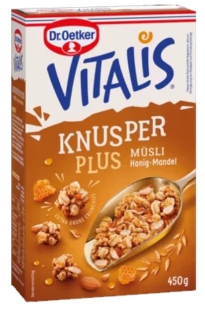 VITALIS MUSLI MED I BADEM 450G-slika
