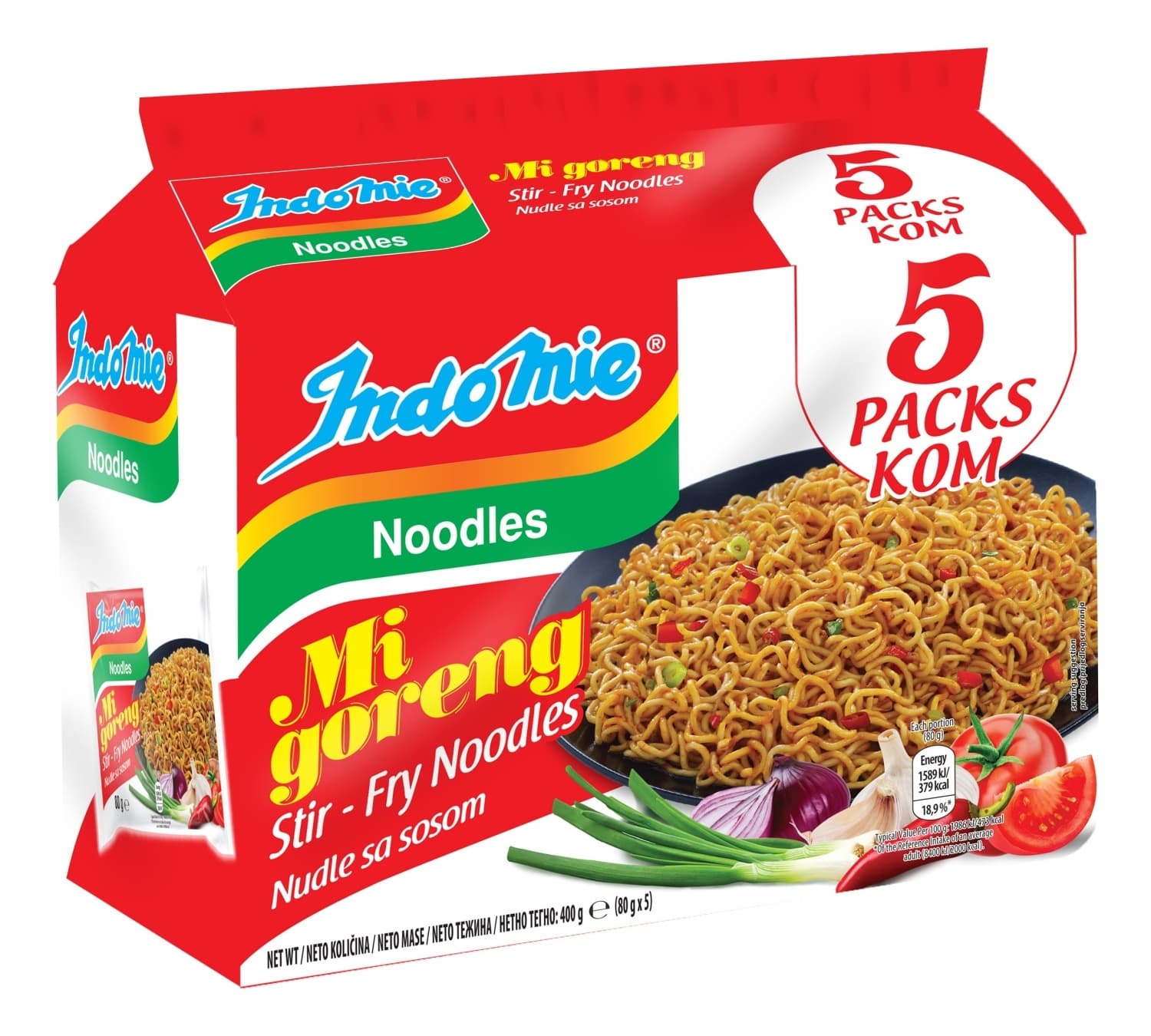 SPAGETE INSTANT 400G INDOMIE-slika