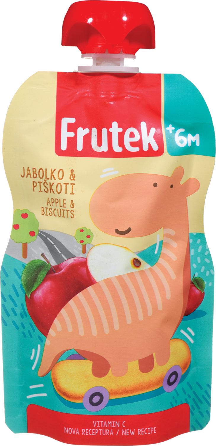 Vocni obrok Frutek jabuka piskota 100gr-slika