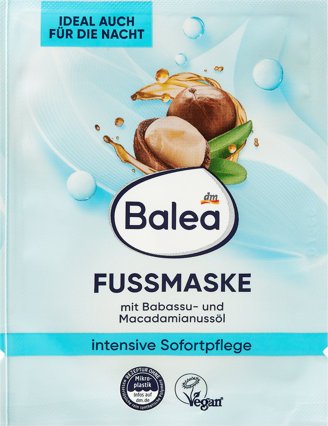 BALEA maska za stopala ulje makadamije i babasu oraha 15ml-slika