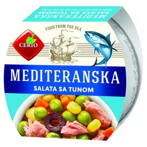 SALATA SA TUNOM MEDITERA 160G CERIO-slika