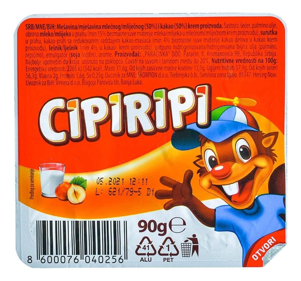 KREM CIPIRIPI 90G PARAĆINKA-slika