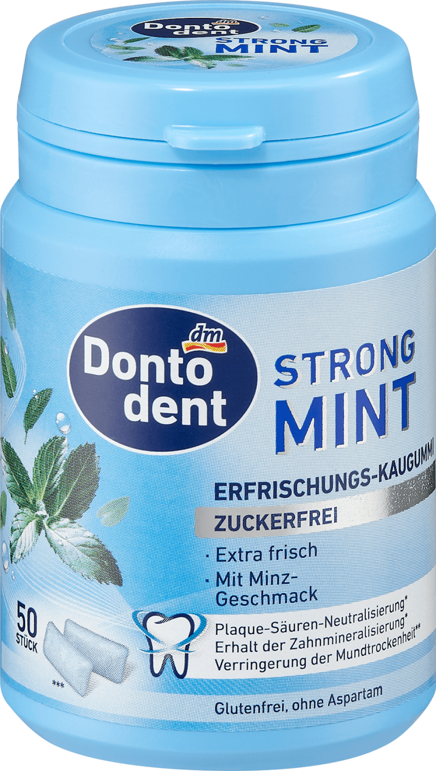 Žvake DONTODENT Strong mint 50kom-slika