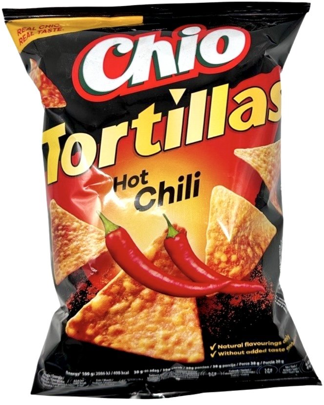 Cips tortilja hot chilli Chio 110g-slika