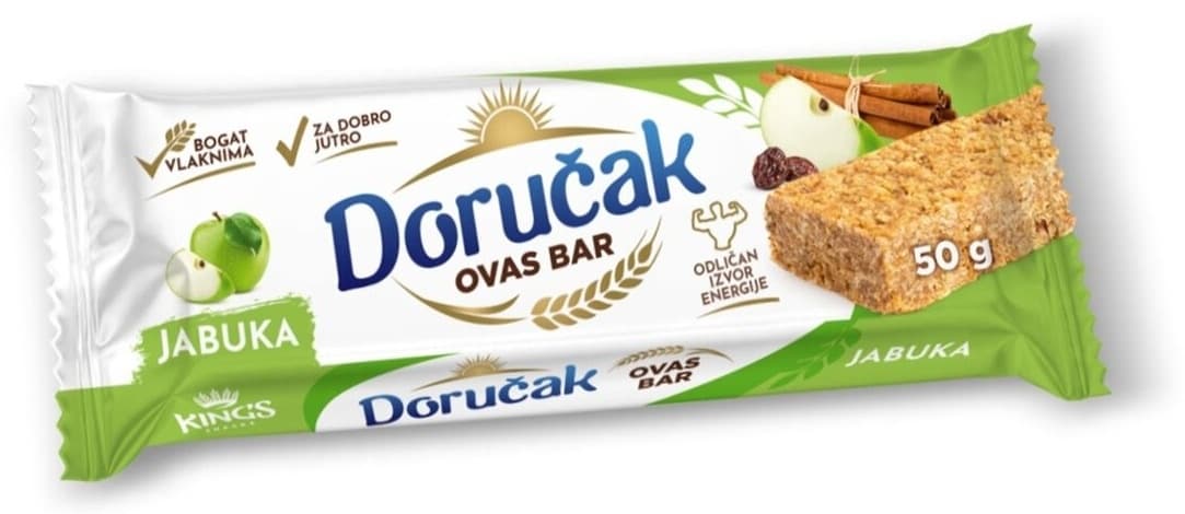 BAR DORUČAK OVAS JABUKA 50G AVENA-slika
