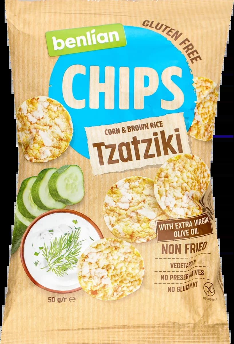 ČIPS BENLIAN FOOD TZATZIKI 50G-slika