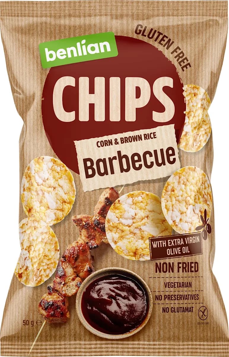 ČIPS BENLIAN FOOD BARBEQUE 50G-slika
