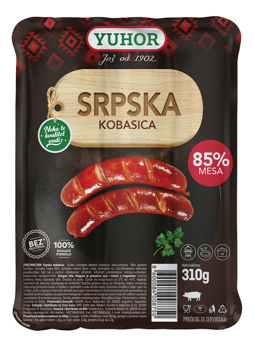KOBASICA SRPSKA 310G YUHOR-slika