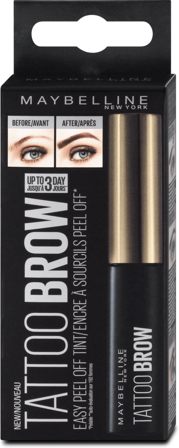 MAYBELLINE Tatto brow peel-off gel za obrve 01 light brown-slika
