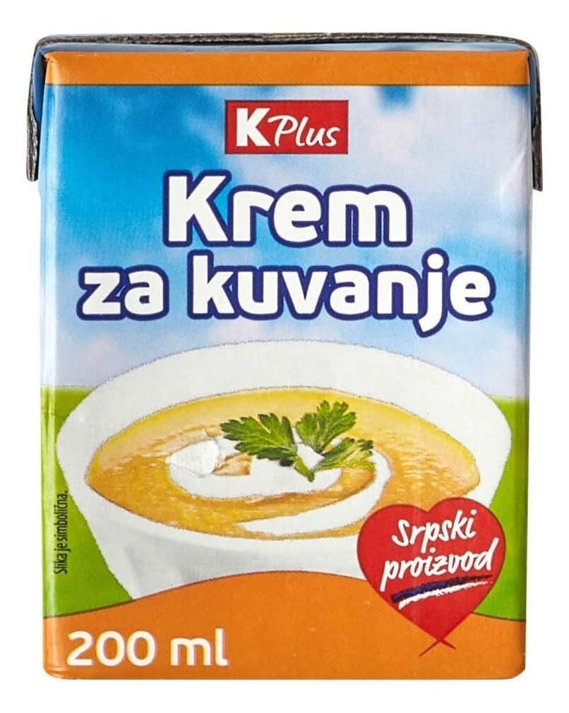 KREM ZA KUVANJE 200ML K PLUS-slika
