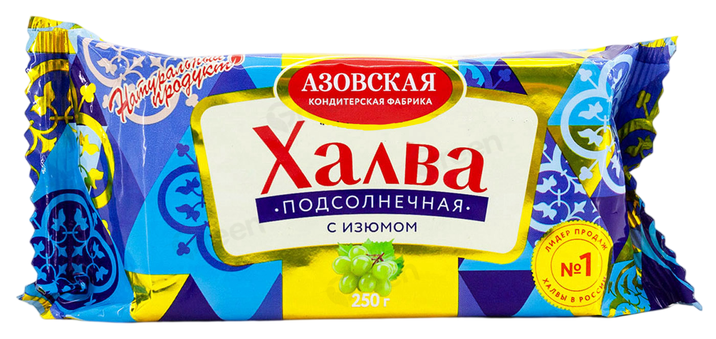 HALVA NA BAZI SUNCOKRETA SA DODATKOM SUVOG GROŽĐA 250G-slika