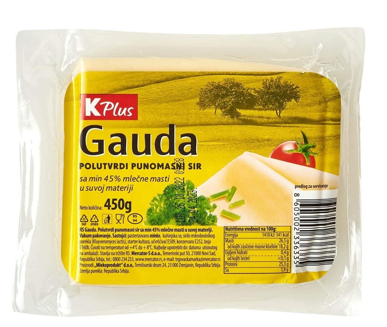 SIR GAUDA 450G K PLUS-slika